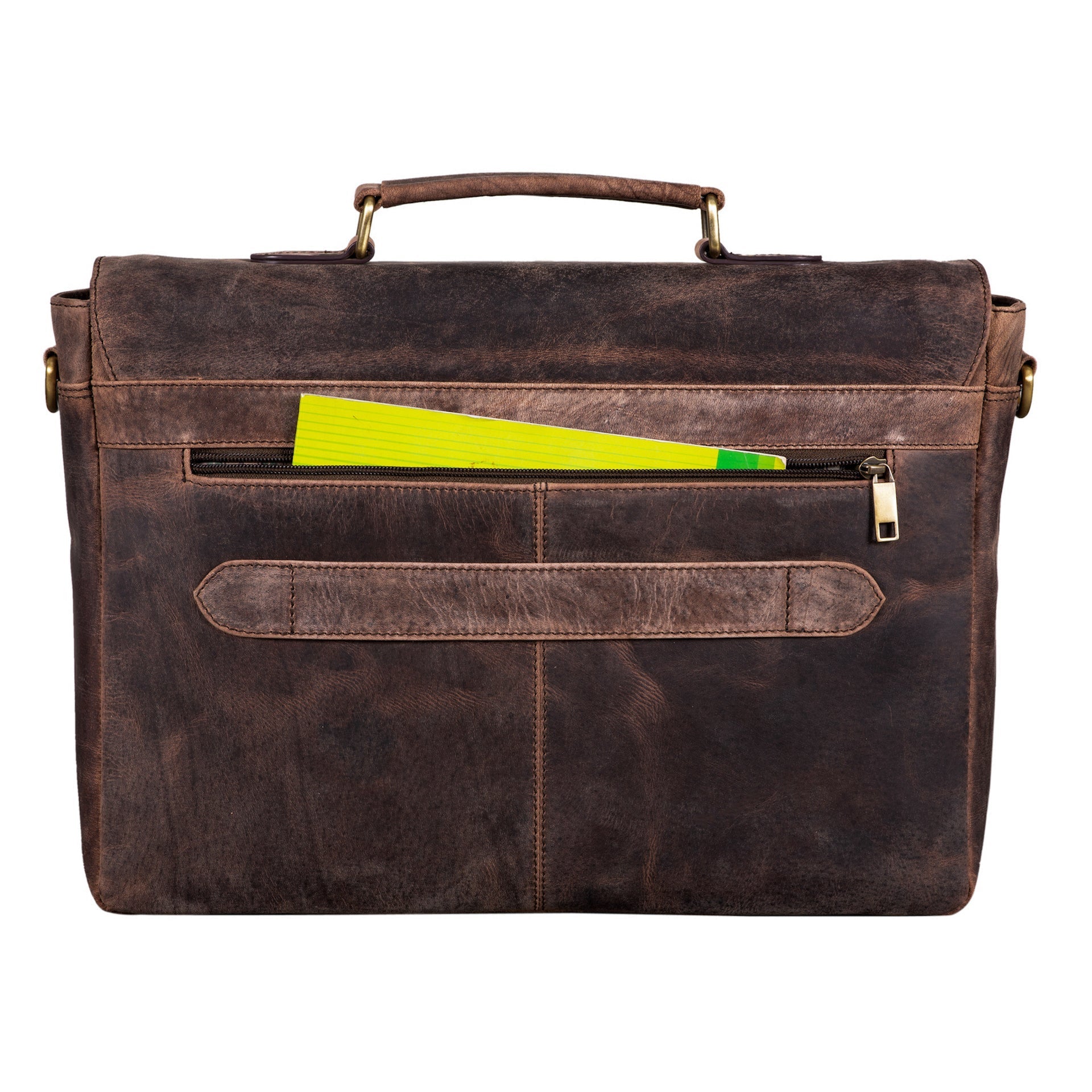 Benthill Aktentasche Leder Laptoptasche - Ledertasche für Damen und Herren Gross - Briefcase - Umhängetasche aus echtem Leder - Große Schultertasche für Laptop