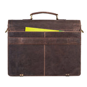 Benthill Aktentasche Leder Laptoptasche - Umhängetasche für Herren und Damen Gross - Briefcase - Ledertasche aus echtem Leder - Große Schultertasche für Laptop
