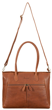 Benthill Damen Handtasche Leder - Hochwertige Ledertasche - Große Klassische Damentasche / Shopper - Elegante Umhängetasche - Schultertasche