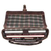 Benthill Aktentasche Leder Laptoptasche - Ledertasche für Herren und Damen - Briefcase - Umhängetasche aus echtem Leder - Schultertasche für Laptop