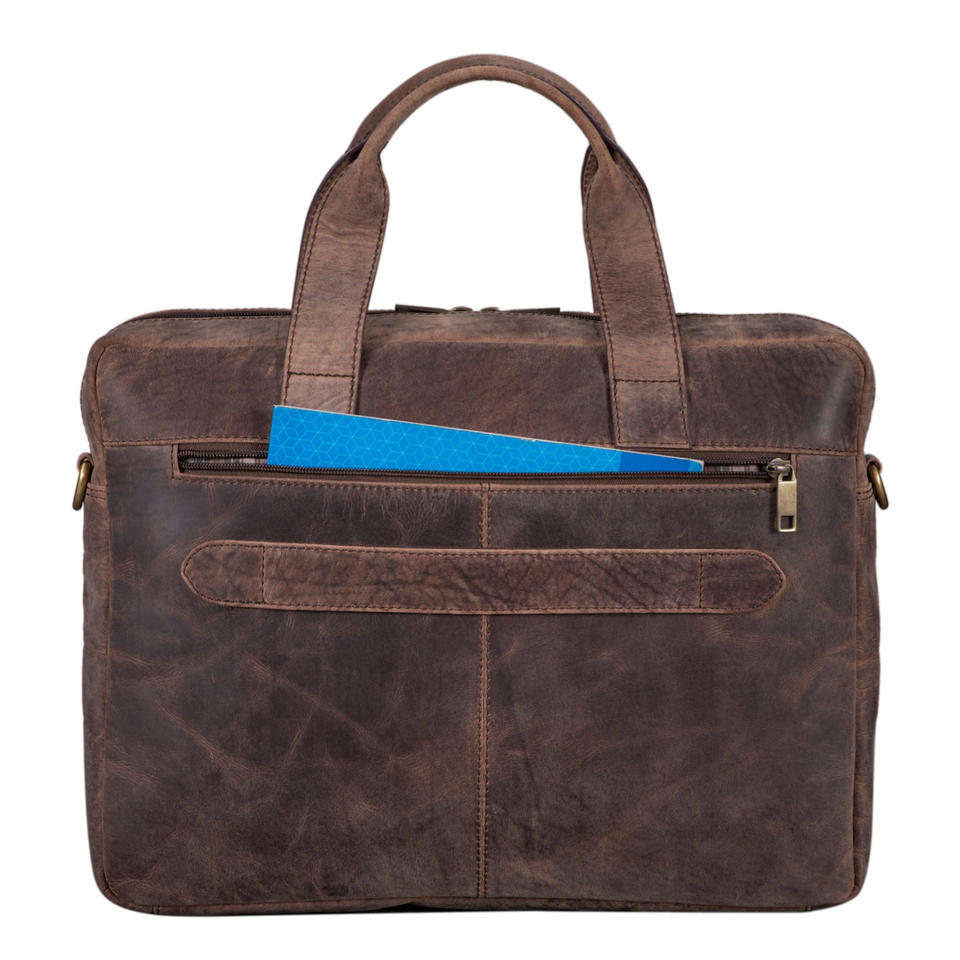 Benthill Aktentasche Leder Laptoptasche - Ledertasche für Herren und Damen Gross - Briefcase - Umhängetasche aus echtem Leder - Große Schultertasche für Laptop