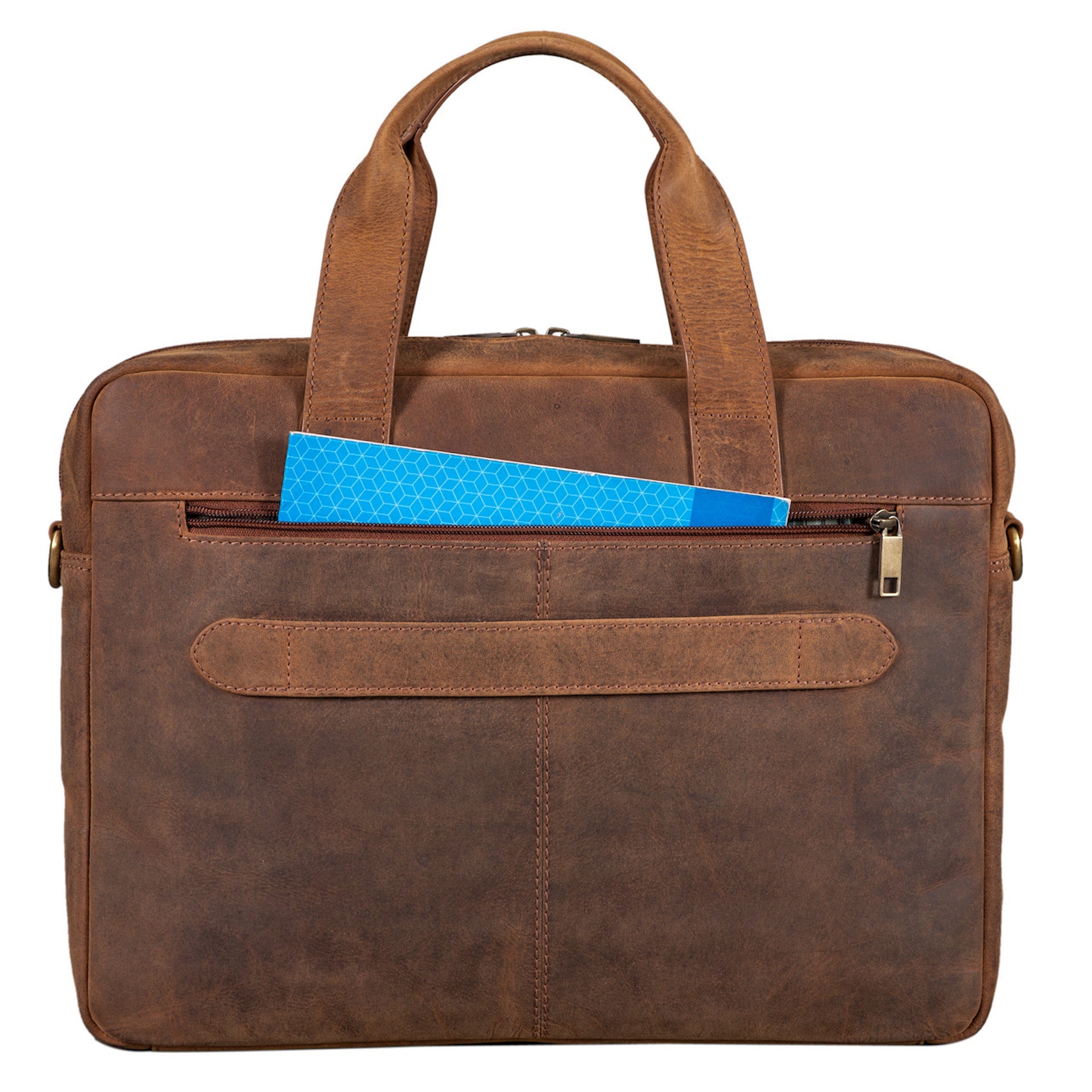 Benthill Aktentasche Leder Laptoptasche - Ledertasche für Herren und Damen Gross - Briefcase - Umhängetasche aus echtem Leder - Große Schultertasche für Laptop