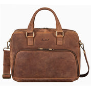 Benthill Aktentasche Leder Laptoptasche - Ledertasche für Herren und Damen Gross - Umhängetasche aus echtem Leder - Große Schultertasche für Laptop