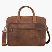Benthill Aktentasche Leder Laptoptasche - Schultertasche für Herren und Damen Gross - Briefcase - Umhängetasche aus echtem Leder - Große Ledertasche für Laptop