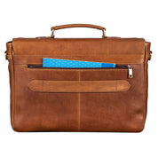 Benthill Aktentasche Leder Laptoptasche - Ledertasche für Damen und Herren Gross - Briefcase - Umhängetasche aus echtem Leder - Große Schultertasche für Laptop