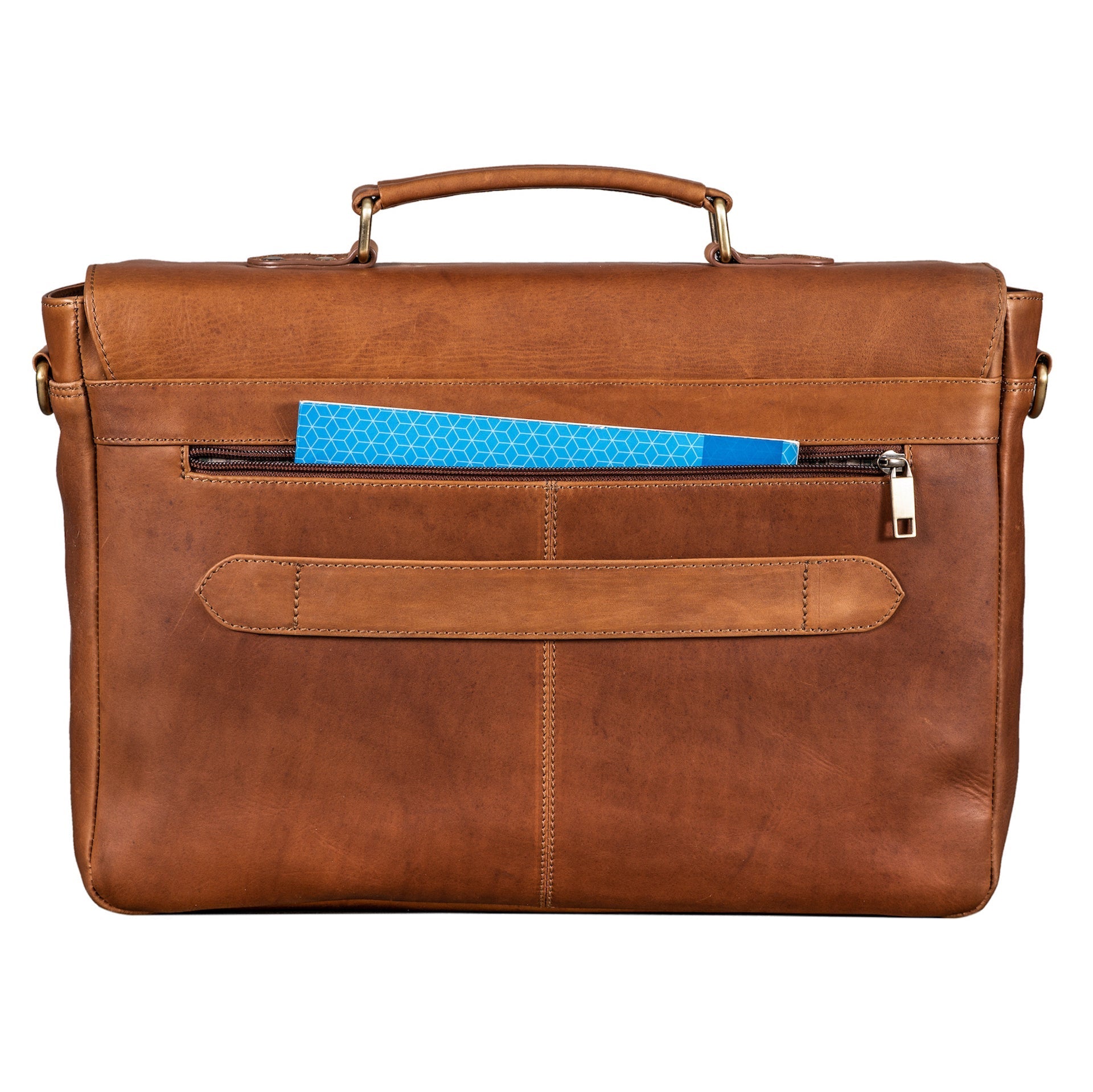 Benthill Aktentasche Leder Laptoptasche - Ledertasche für Damen und Herren Gross - Briefcase - Umhängetasche aus echtem Leder - Große Schultertasche für Laptop