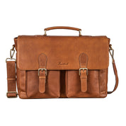 Benthill Aktentasche Leder Laptoptasche - Ledertasche für Damen und Herren Gross - Briefcase - Umhängetasche aus echtem Leder - Große Schultertasche für Laptop
