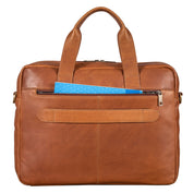 Benthill Aktentasche Leder Laptoptasche - Ledertasche für Herren und Damen Gross - Briefcase - Umhängetasche aus echtem Leder - Große Schultertasche für Laptop