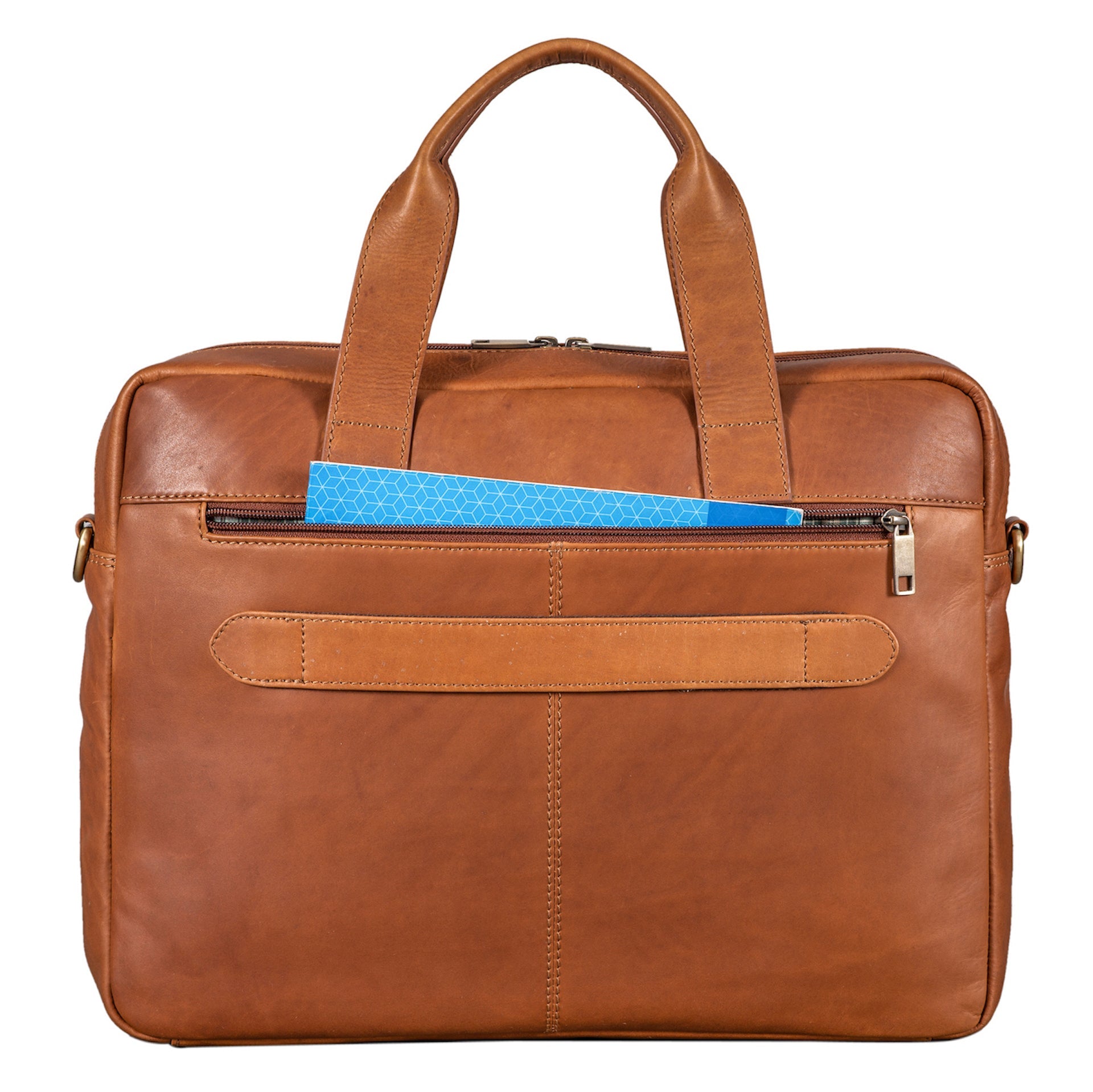 Benthill Aktentasche Leder Laptoptasche - Ledertasche für Herren und Damen Gross - Briefcase - Umhängetasche aus echtem Leder - Große Schultertasche für Laptop