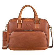 Benthill Aktentasche Leder Laptoptasche - Ledertasche für Herren und Damen Gross - Umhängetasche aus echtem Leder - Große Schultertasche für Laptop