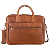 Benthill Aktentasche Leder Laptoptasche - Schultertasche für Herren und Damen Gross - Briefcase - Umhängetasche aus echtem Leder - Große Ledertasche für Laptop