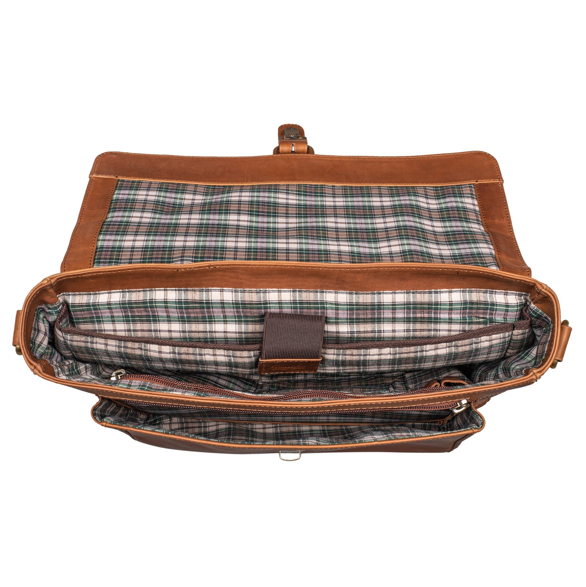Benthill Aktentasche Leder Laptoptasche - Ledertasche für Herren und Damen - Briefcase - Umhängetasche aus echtem Leder - Schultertasche für Laptop