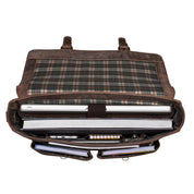 Benthill Aktentasche Leder Laptoptasche - Ledertasche für Damen und Herren Gross - Briefcase - Umhängetasche aus echtem Leder - Große Schultertasche für Laptop