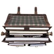 Benthill Aktentasche Leder Laptoptasche - Umhängetasche für Herren und Damen Gross - Briefcase - Ledertasche aus echtem Leder - Große Schultertasche für Laptop