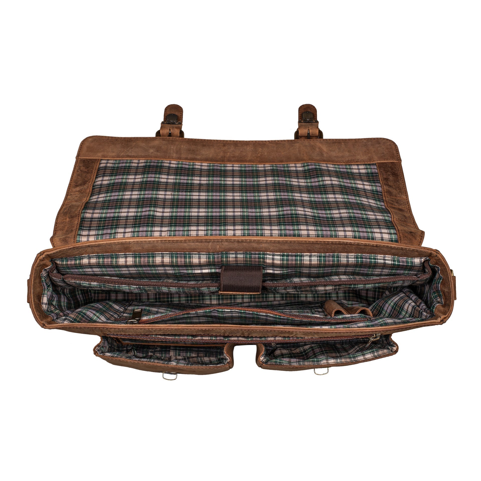 Benthill Aktentasche Leder Laptoptasche - Ledertasche für Damen und Herren Gross - Briefcase - Umhängetasche aus echtem Leder - Große Schultertasche für Laptop