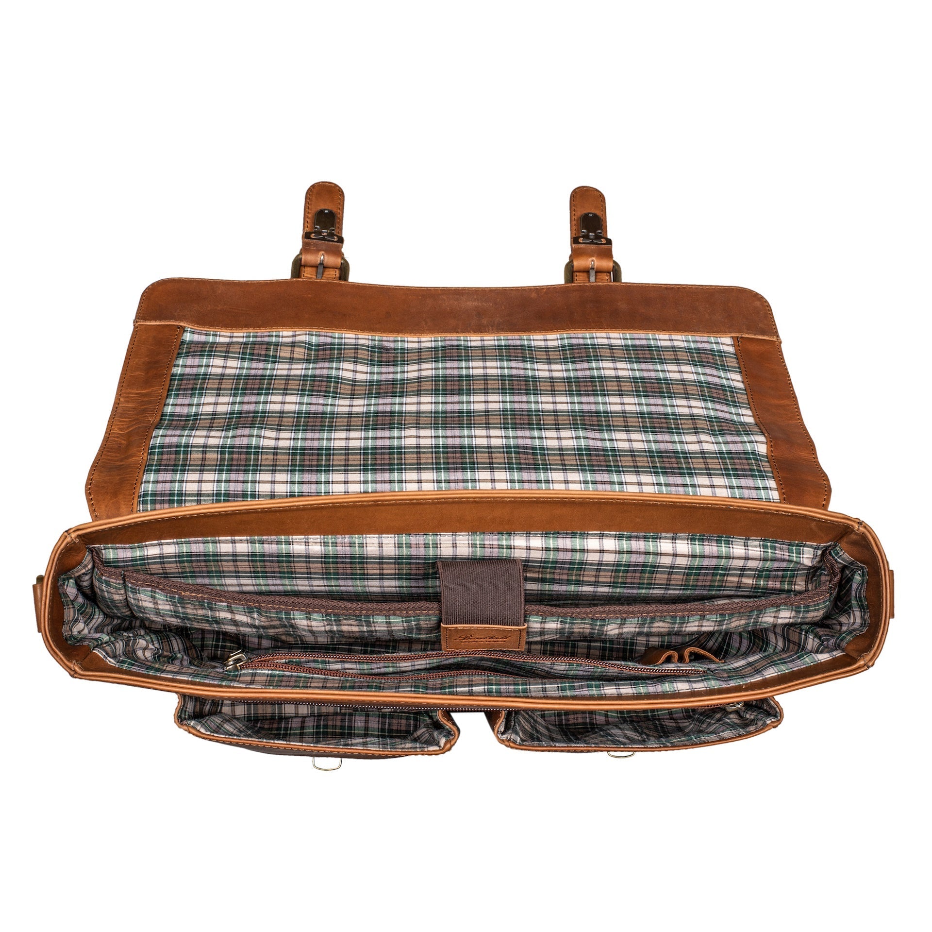 Benthill Aktentasche Leder Laptoptasche - Ledertasche für Damen und Herren Gross - Briefcase - Umhängetasche aus echtem Leder - Große Schultertasche für Laptop
