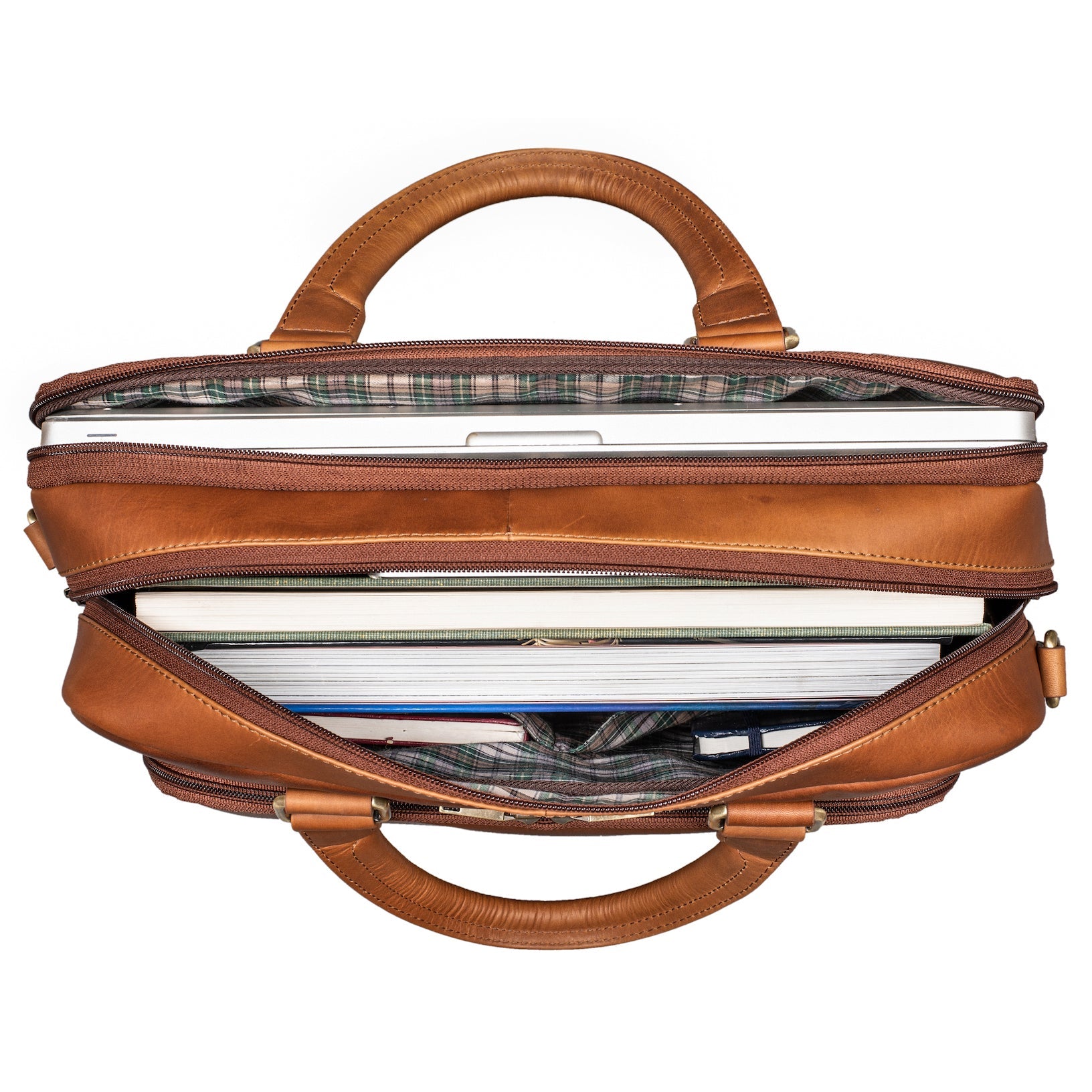 Benthill Aktentasche Leder Laptoptasche - Ledertasche für Herren und Damen Gross - Umhängetasche aus echtem Leder - Große Schultertasche für Laptop
