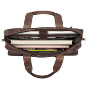 Benthill Aktentasche Leder Laptoptasche - Ledertasche für Herren und Damen Gross - Briefcase - Umhängetasche aus echtem Leder - Große Schultertasche für Laptop
