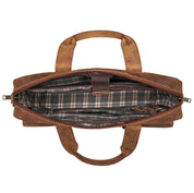 Benthill Aktentasche Leder Laptoptasche - Ledertasche für Herren und Damen Gross - Briefcase - Umhängetasche aus echtem Leder - Große Schultertasche für Laptop