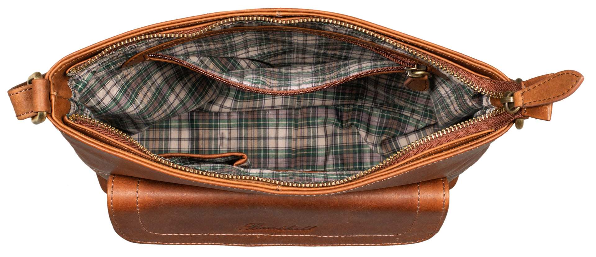 Benthill Shopper Damen Leder - Ledertasche mit Reißverschluss - Umhängetasche aus Echtleder - Handtasche Vintage - Bag Beutel - Schulterbeutel