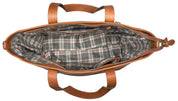 Benthill Shopper Damen Leder Groß - Ledertasche mit Reißverschluss - Umhängetasche aus Echtleder - Handtasche Vintage