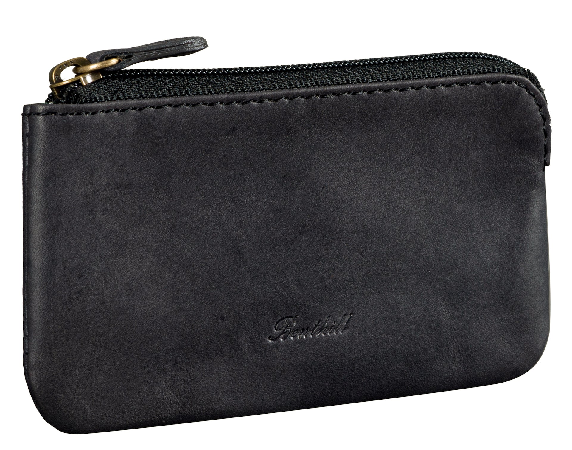 Benthill Leder Schlüsseltasche Damen & Herren | Schlüsseletui mit Kleingeldfach | Schlüsselbörse