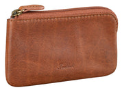 Benthill Leder Schlüsseltasche Damen & Herren | Schlüsseletui mit Kleingeldfach | Schlüsselbörse