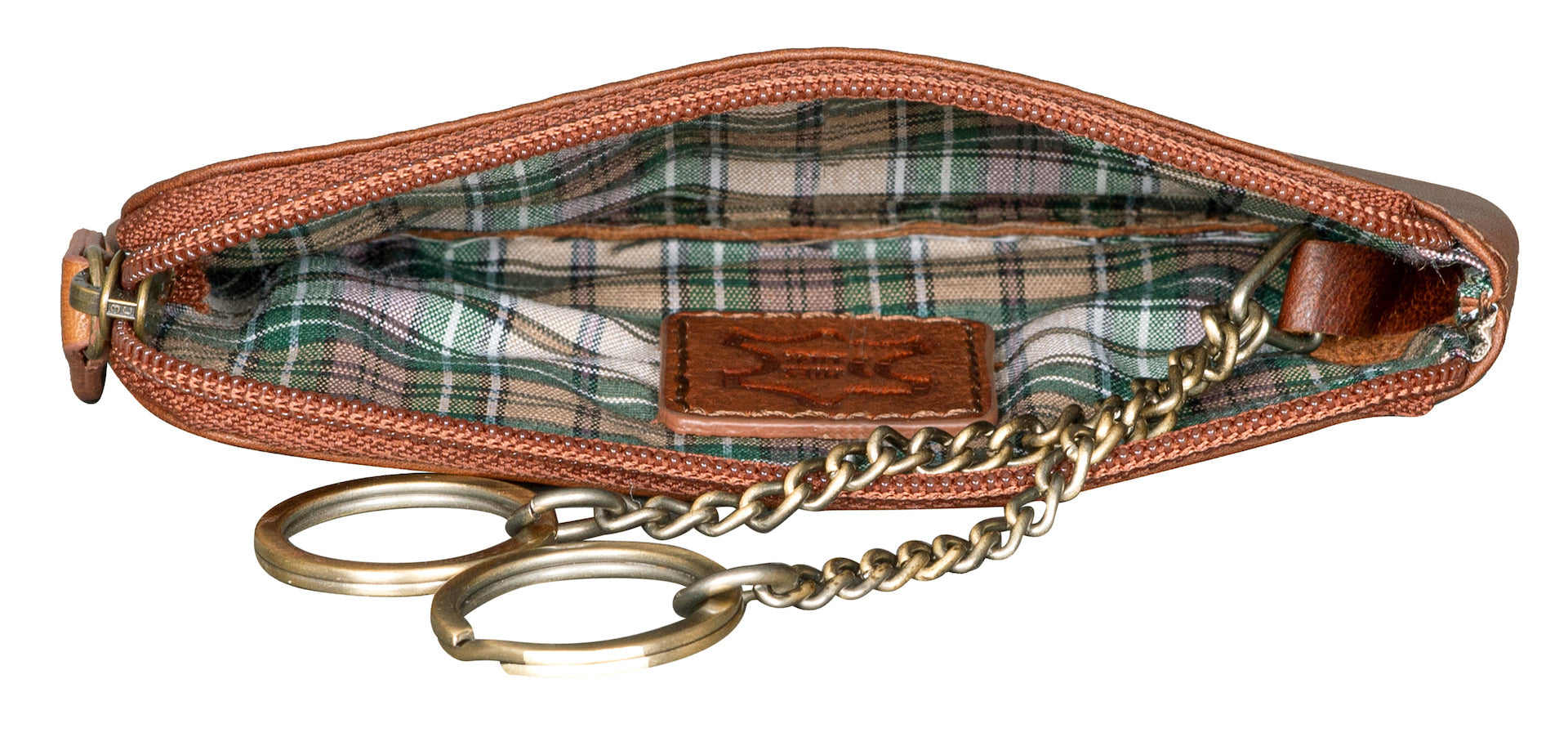 Benthill Leder Schlüsseltasche Damen & Herren | Schlüsseletui mit Kleingeldfach | Schlüsselbörse