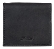 Benthill Mini Münzbörse Echt Leder | Kleine Minibörse für Kleingeld | Kleingeldschütte für Münzen | Wiener Schachtel