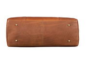 Benthill Damen Tasche Leder - Handtasche aus echtem Rindsleder - Große Schultertasche mit Reißverschluss - Vintage Umhängetasche XL