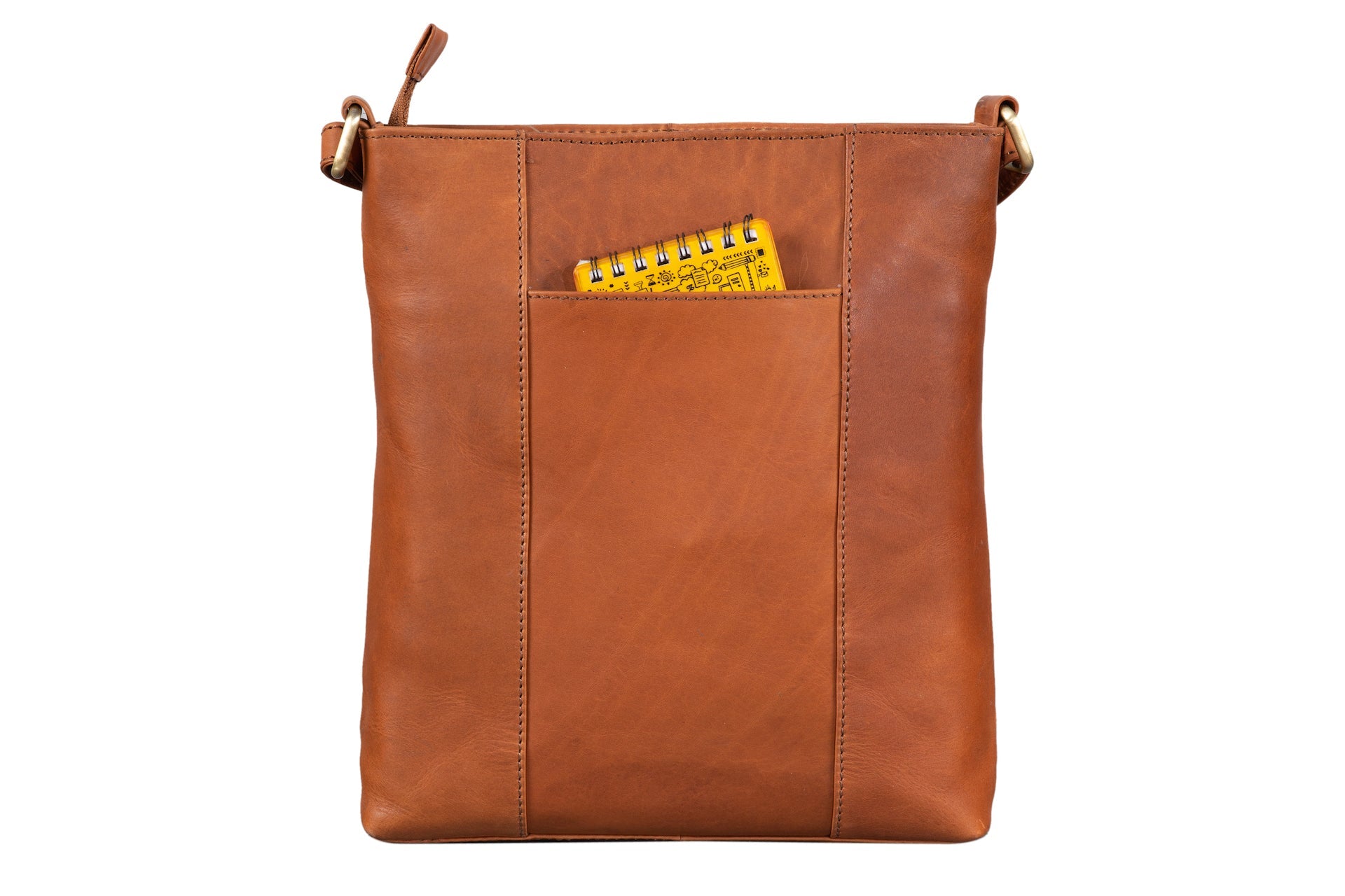 Benthill Damen Shopper Leder - Tasche aus echtem Rindsleder - Handtasche mit Reißverschluss - Schultertasche / Ledertasche - Vintage Umhängetasche
