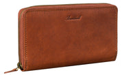 Benthill Reisebrieftasche aus echtem Leder - Travel Wallet / Dokumententasche - Organizer - RFID Große Echt-Leder Geldbörse