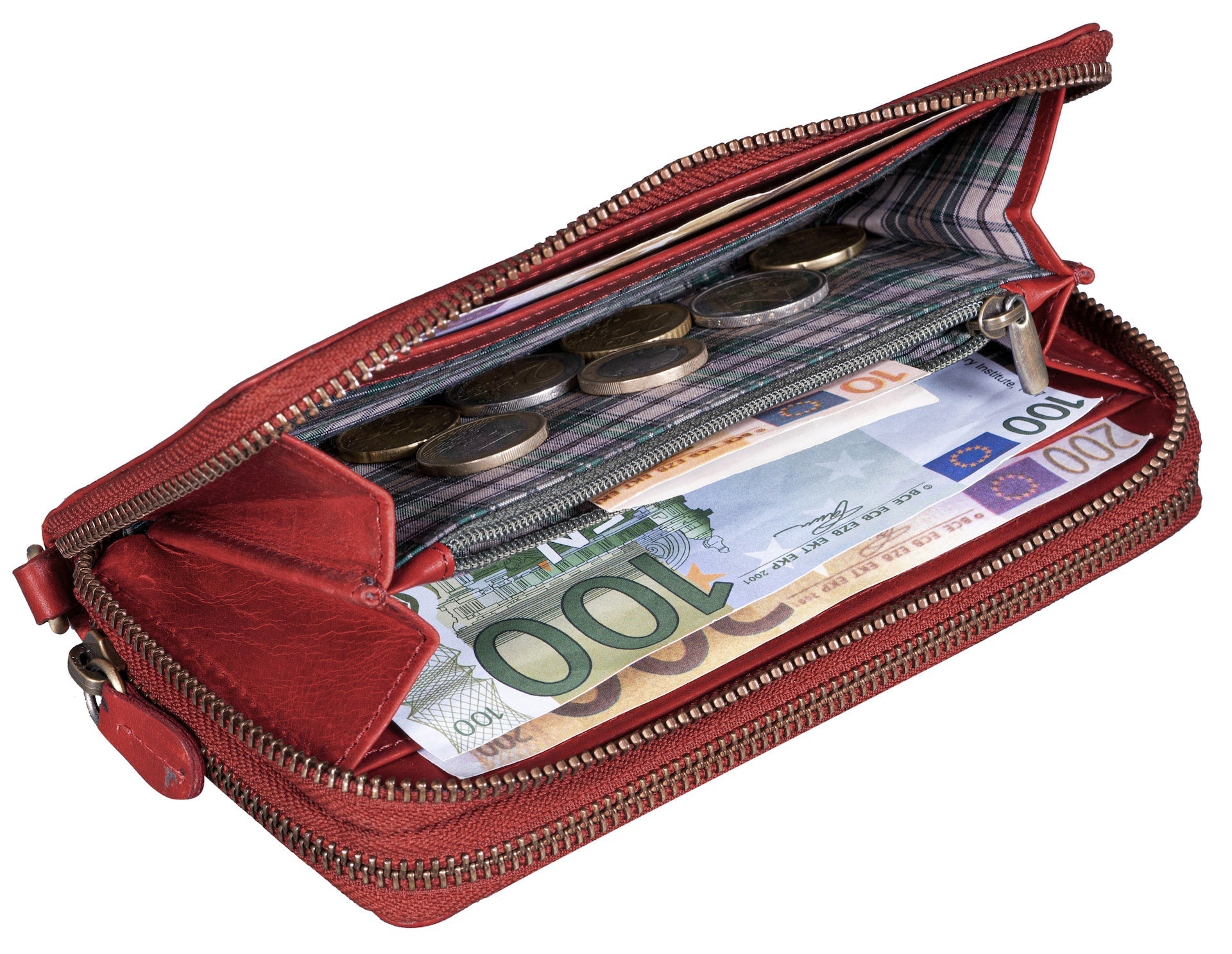 Benthill Geldbörse Groß Leder | Grosses Portemmonnaie mit RFID Schutz | Hochwertiges Rindsleder Portmonee Gross mit vielen Kartenfächern inkl. Geschenkbox
