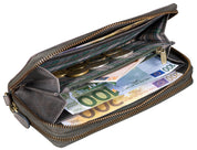 Benthill Geldbörse Groß Leder | Grosses Portemmonnaie mit RFID Schutz | Hochwertiges Rindsleder Portmonee Gross mit vielen Kartenfächern inkl. Geschenkbox