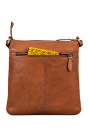 Benthill Umhängetasche Damen Leder - Shopper aus Rindsleder - Handtasche mit Reißverschluss - Schultertasche / Bag Beutel - Ledertasche