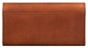 Benthill Leder Reisebrieftasche - Schmale Dokumententasche - RFID Echt Leder Geldbörse / Travel Wallet - Reise Portemonnaie