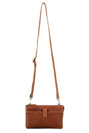 Benthill Leder Umhängetasche - Reisebrieftasche aus echtem Rindsleder - Schultertasche mit Reißverschluss - Oragnizer / Ledertasche - Herren / Damen