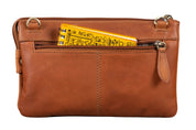 Benthill Leder Umhängetasche - Reisebrieftasche aus echtem Rindsleder - Schultertasche mit Reißverschluss - Oragnizer / Ledertasche - Herren / Damen