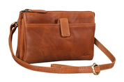 Benthill Leder Umhängetasche - Reisebrieftasche aus echtem Rindsleder - Schultertasche mit Reißverschluss - Oragnizer / Ledertasche - Herren / Damen