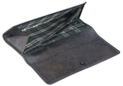 Benthill Leder Reisebrieftasche - Schmale Dokumententasche - RFID Echt Leder Geldbörse / Travel Wallet - Reise Portemonnaie