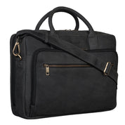 Benthill Aktentasche Leder Laptoptasche - Schultertasche für Herren und Damen Gross - Briefcase - Umhängetasche aus echtem Leder - Große Ledertasche für Laptop