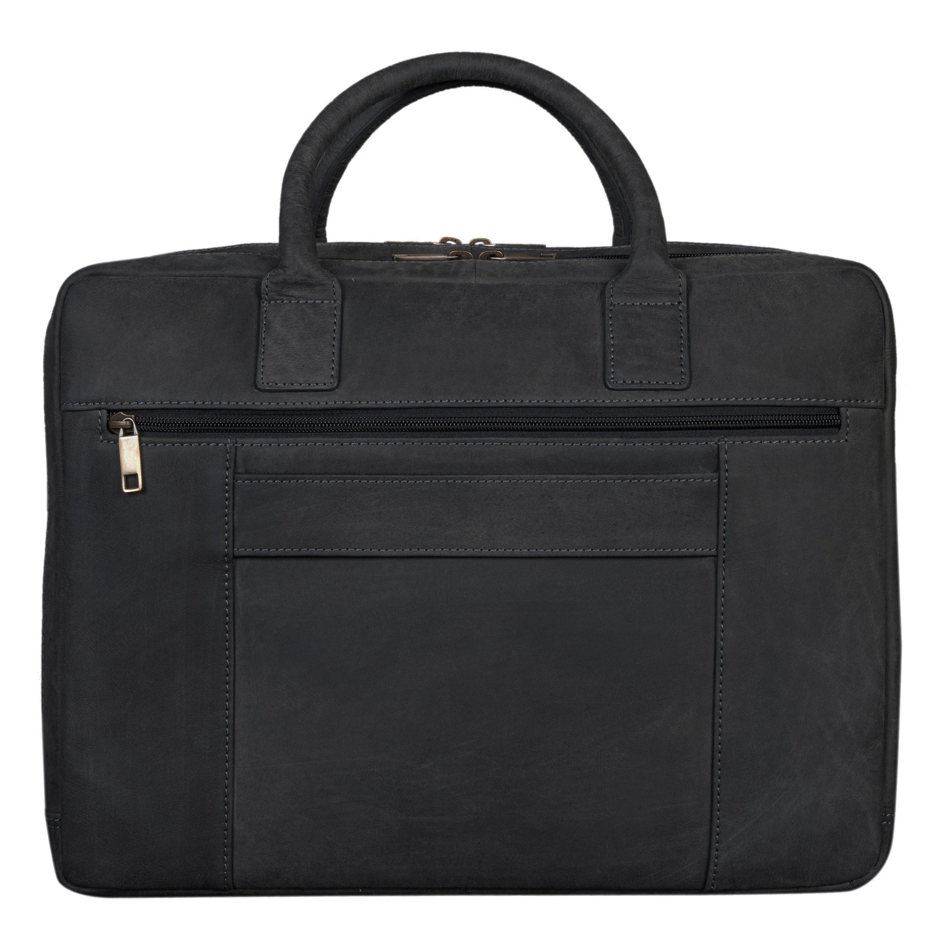 Benthill Aktentasche Leder Laptoptasche - Schultertasche für Herren und Damen Gross - Briefcase - Umhängetasche aus echtem Leder - Große Ledertasche für Laptop