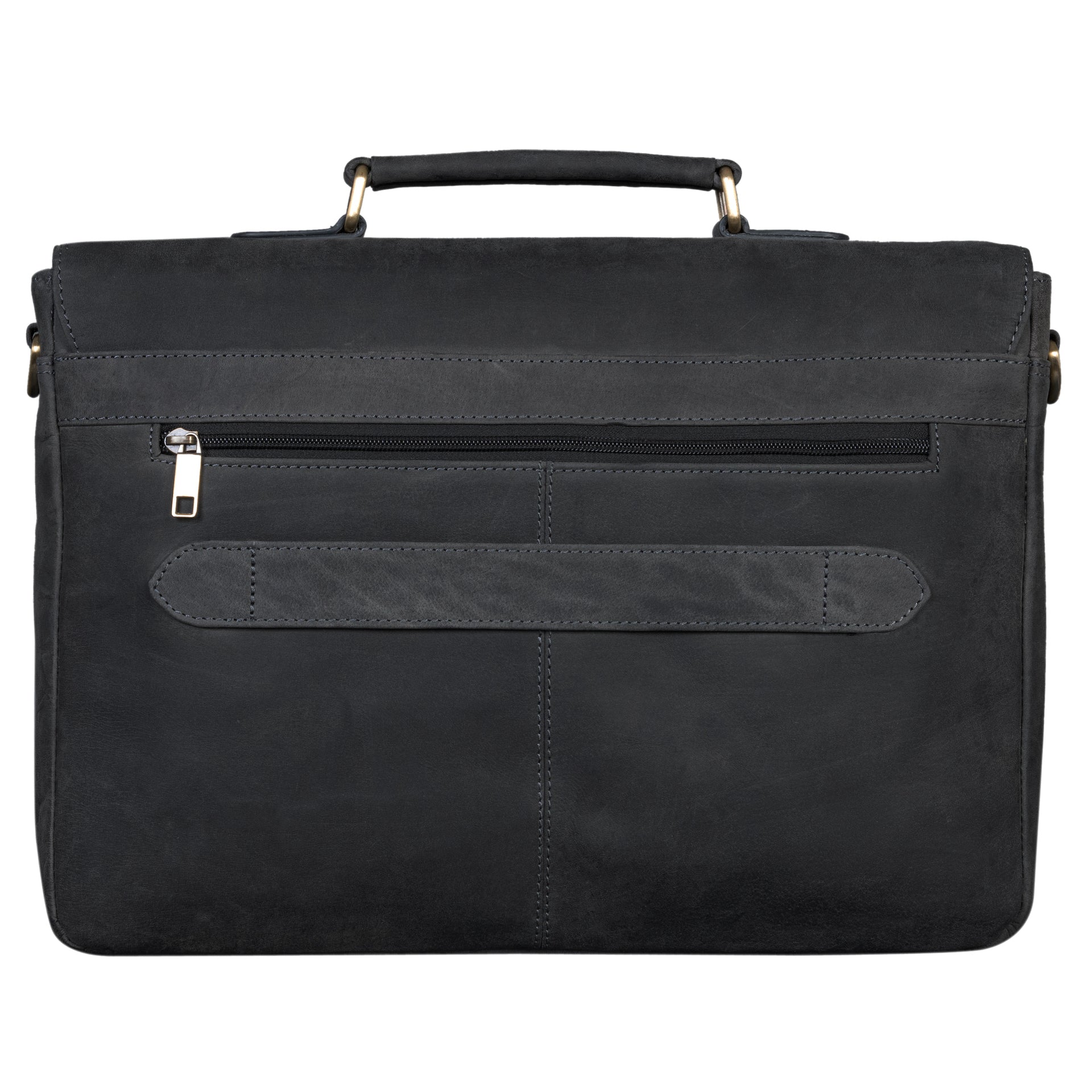 Benthill Aktentasche Leder Laptoptasche - Ledertasche für Damen und Herren Gross - Briefcase - Umhängetasche aus echtem Leder - Große Schultertasche für Laptop