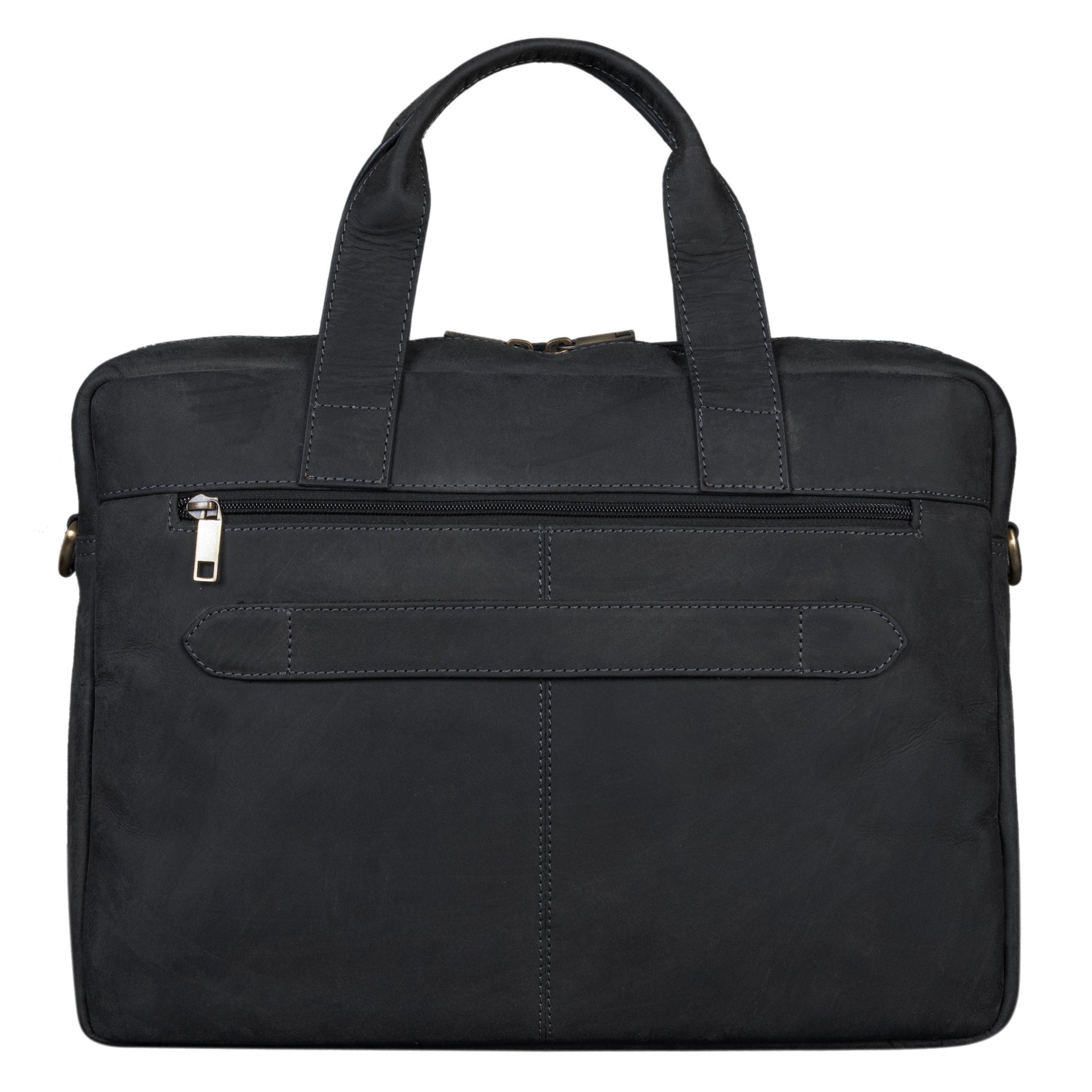 Benthill Aktentasche Leder Laptoptasche - Ledertasche für Herren und Damen Gross - Briefcase - Umhängetasche aus echtem Leder - Große Schultertasche für Laptop
