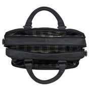Benthill Aktentasche Leder Laptoptasche - Ledertasche für Herren und Damen Gross - Umhängetasche aus echtem Leder - Große Schultertasche für Laptop