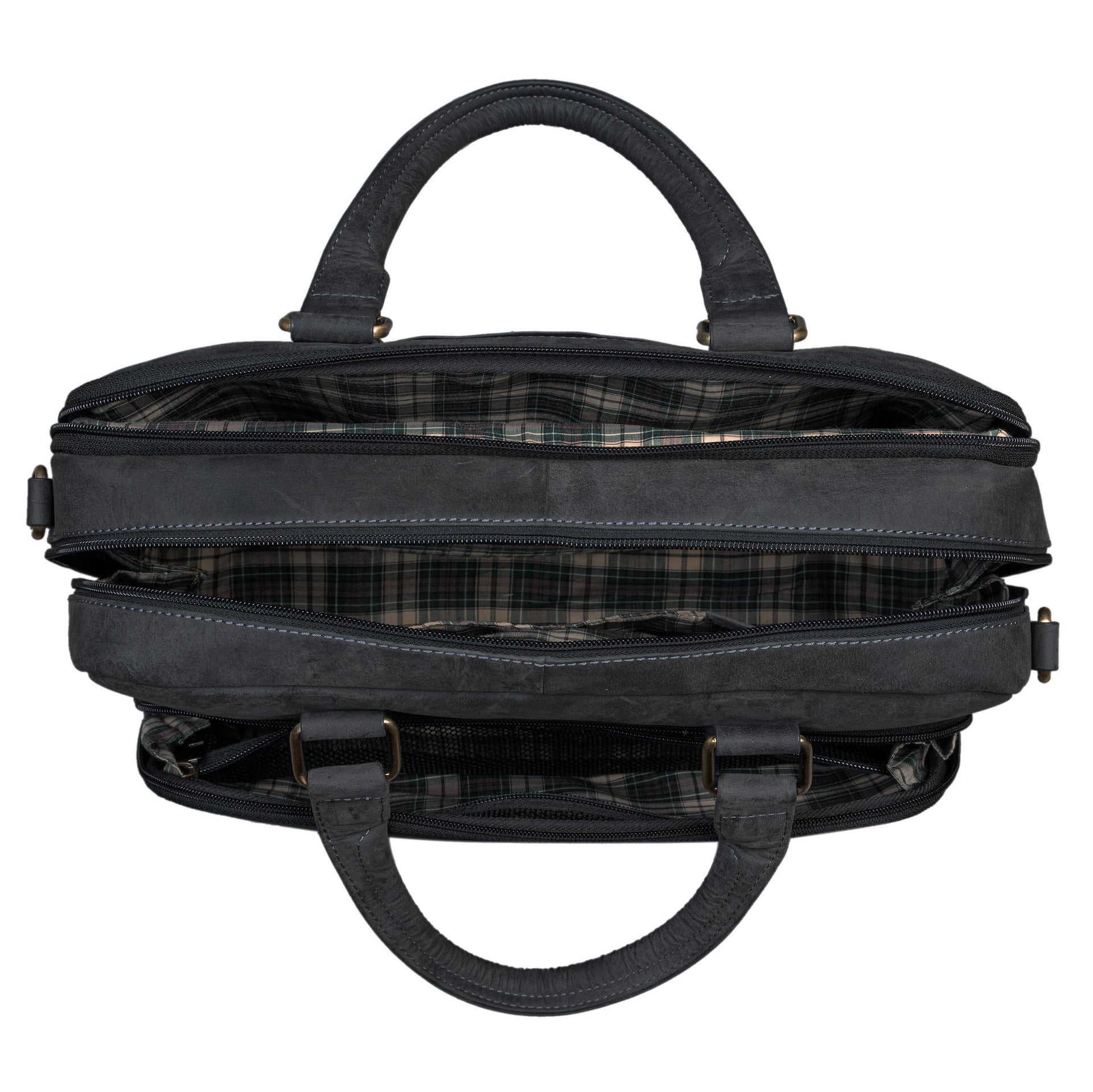 Benthill Aktentasche Leder Laptoptasche - Ledertasche für Herren und Damen Gross - Umhängetasche aus echtem Leder - Große Schultertasche für Laptop