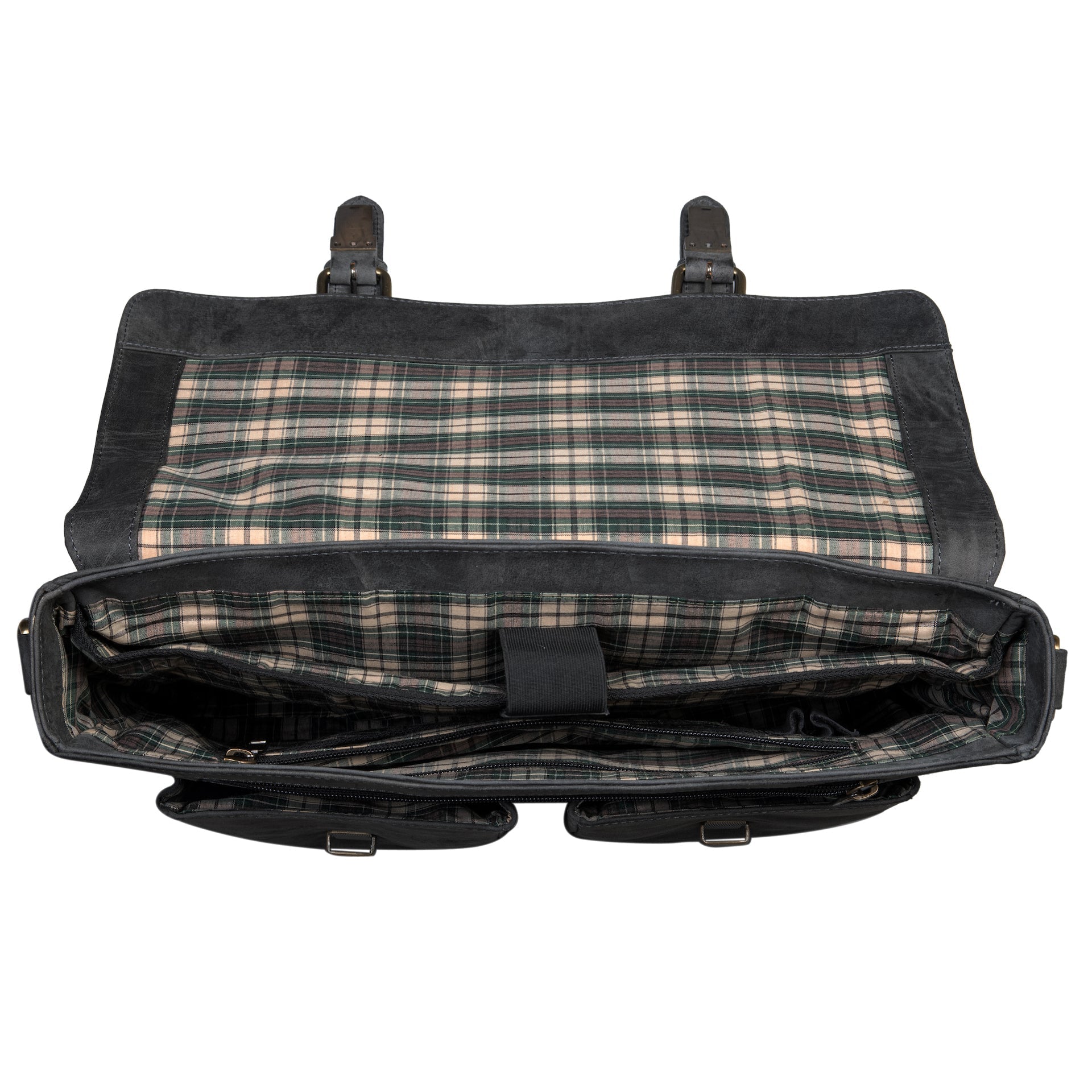 Benthill Aktentasche Leder Laptoptasche - Ledertasche für Damen und Herren Gross - Briefcase - Umhängetasche aus echtem Leder - Große Schultertasche für Laptop