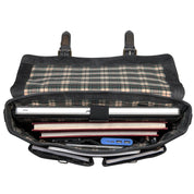 Benthill Aktentasche Leder Laptoptasche - Ledertasche für Damen und Herren Gross - Briefcase - Umhängetasche aus echtem Leder - Große Schultertasche für Laptop