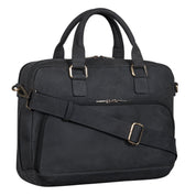 Benthill Aktentasche Leder Laptoptasche - Ledertasche für Herren und Damen Gross - Umhängetasche aus echtem Leder - Große Schultertasche für Laptop