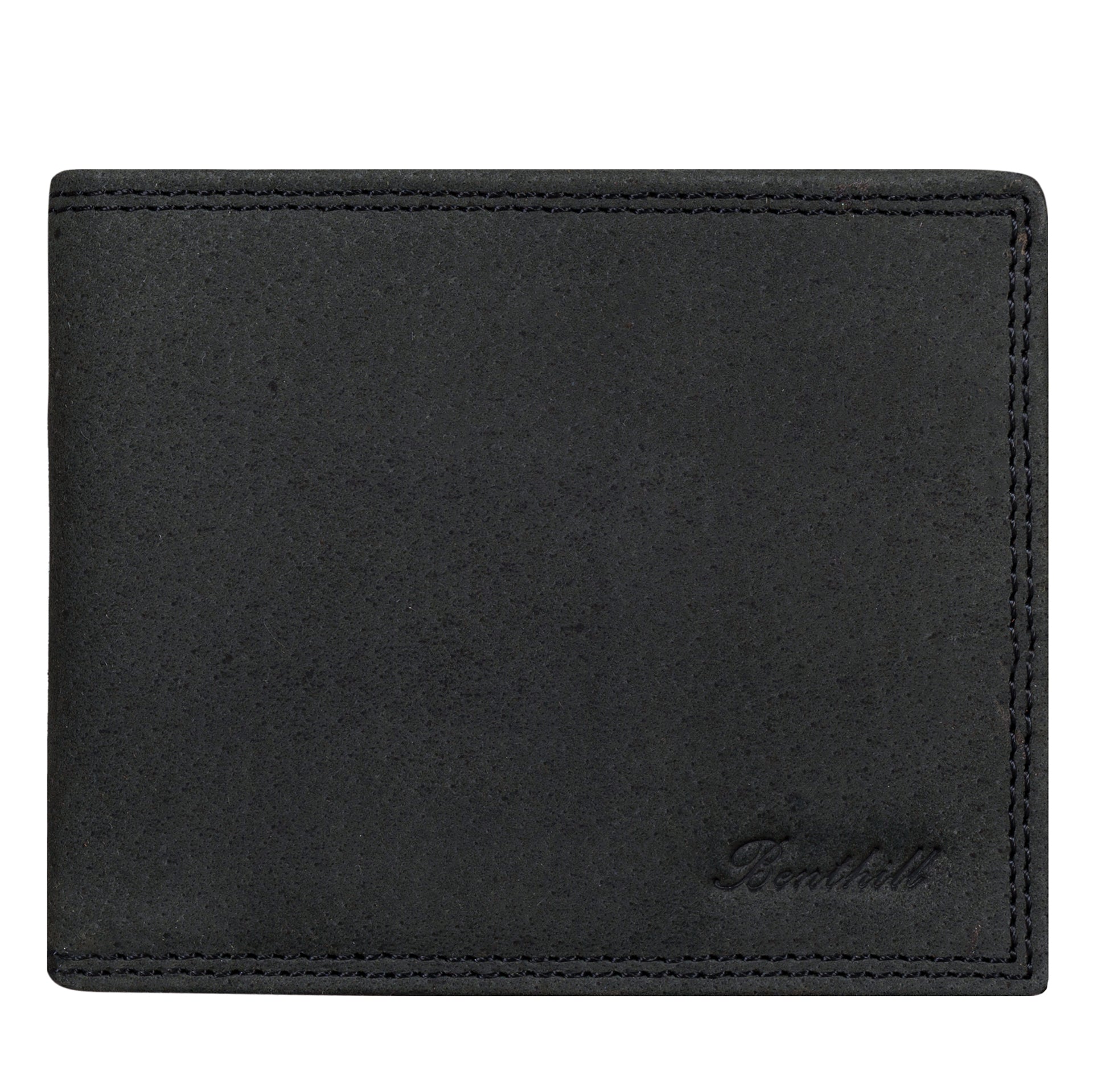 Benthill Geldbörse Herren Echt-Leder - Geldbeutel mit RFID-Schutz - Slim Portemonnaie für Männer - Echtem Vintage Leder